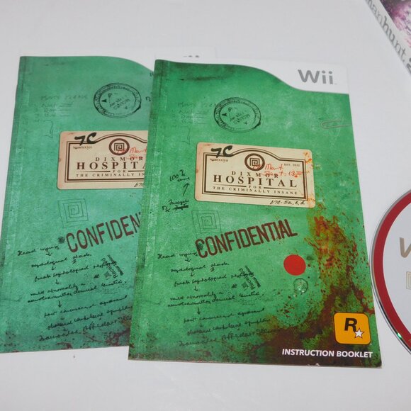 2007 Manhunt  2 Nintendo Wii Game Case Manual / Instruction Booklet TESTED - Picture 4 of 7